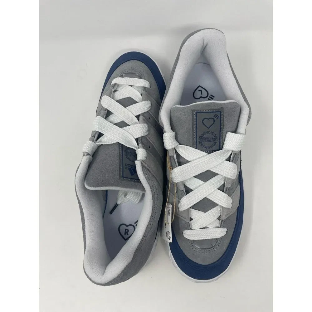 adidas Adimatic x Human Made Low Grey Tech Indigo HP9915 Men's Size 10 Brand NEW